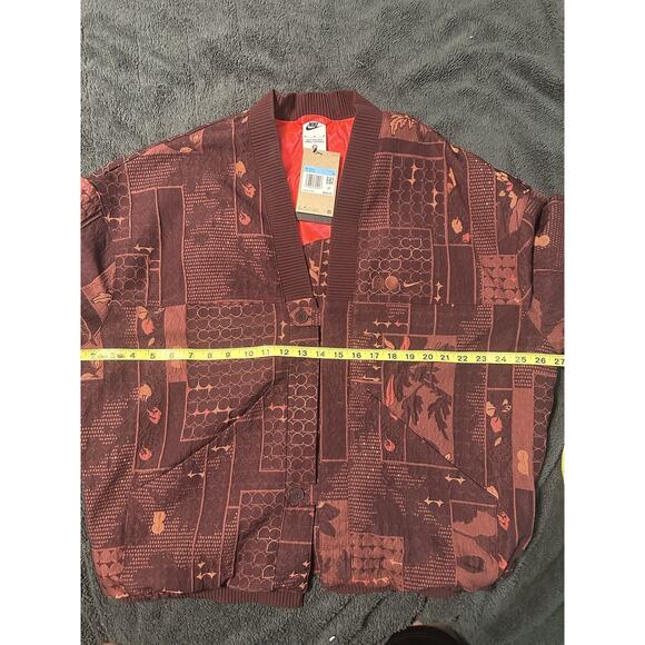 Nike x Naomi Osaka Jacquard Jacket Burgundy Crush FV7795-652 - Women's Size M - Picture 6 of 8